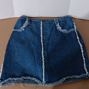 Amy Byer Blue Denim Skirt